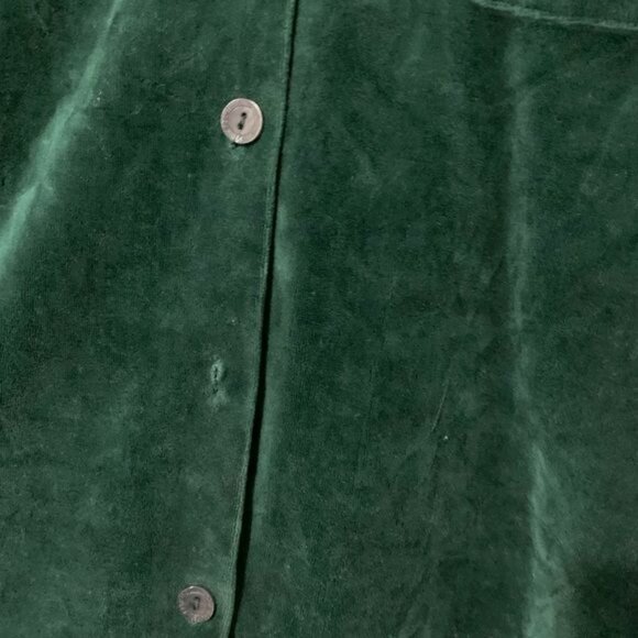 Vintage Victoria Secret Country Green Velvet Top & Pants Pajamas Set Size M - Picture 11 of 11